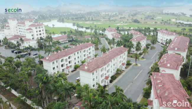 Ngói sóng tròn Secoin tại Dự án Biệt thự Sono Belle Golf Hải Phòng